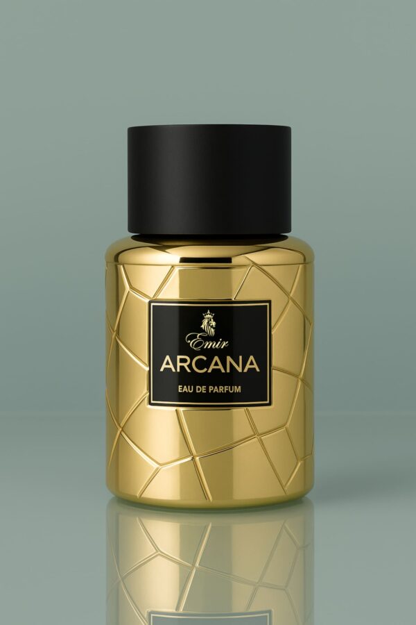Arcana by Emir 100ml perfume bottle – unisex Arabian fragrance with oud and amber