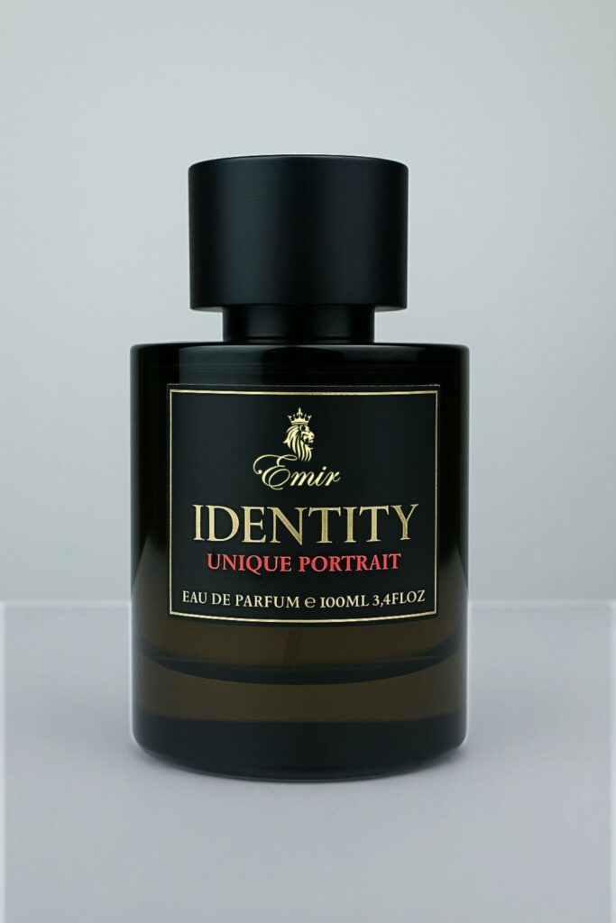 Identity Unique Portrait by Emir 100ml bottle – unisex oud perfume with saffron and musk notes