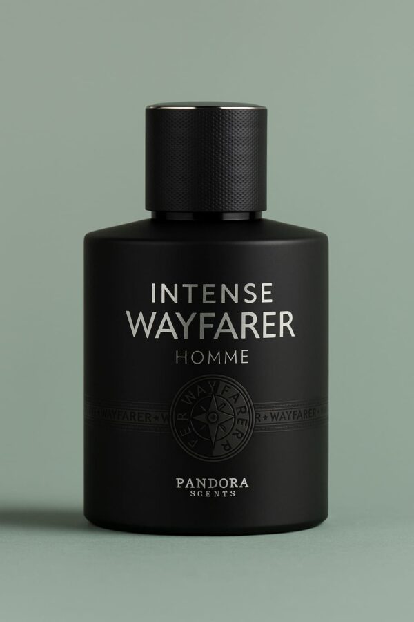 Intense Wayfarer by Pendora Scents 100ml bottle – men's perfume with cardamom, caramel, and amber notes