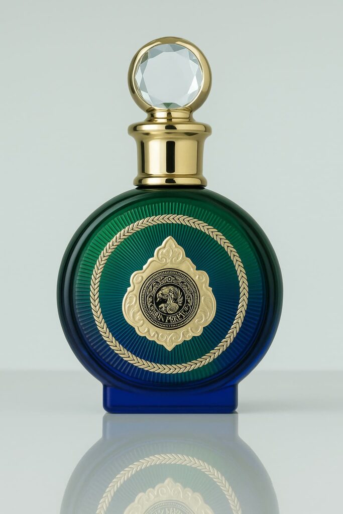 North Stag Expression 100 ml extrait de parfum bottle on marble background