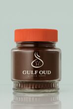 Jador al Oud pure black bakhoor hind paste 250 g jar by Gulf Oud, luxurious Arabian incense paste.