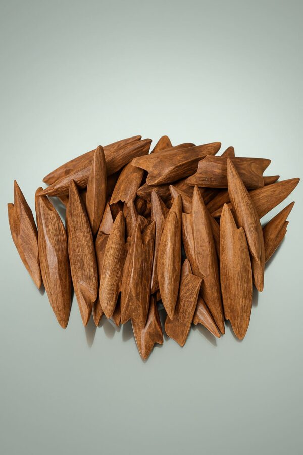 Dark resin‑rich Indonesian Moruki oud chunk – premium agarwood for burning in majlis.